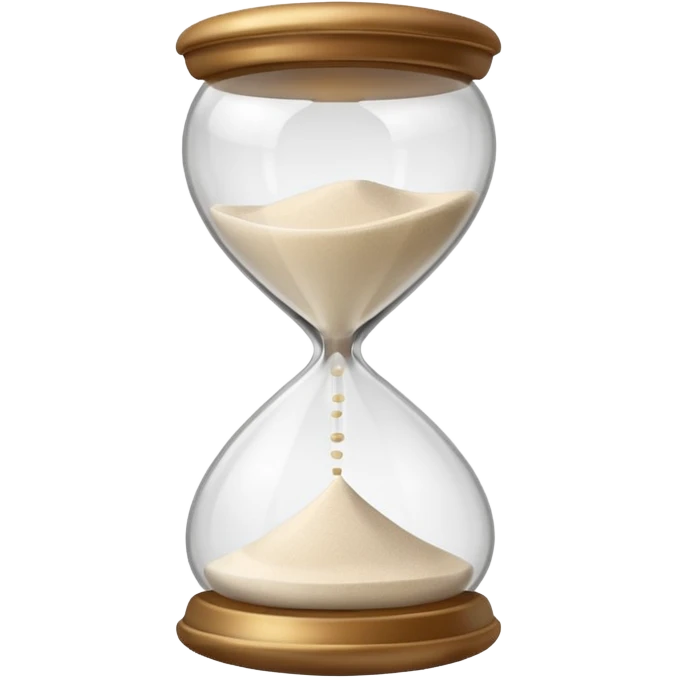 white Hourglasse emoji
