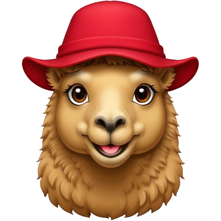  camel with hat emoji
