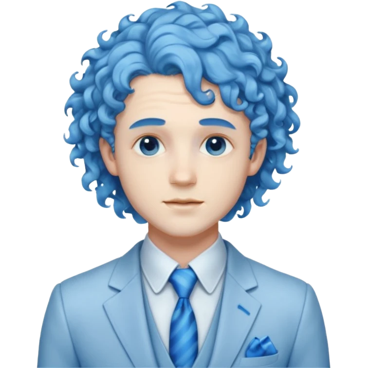 ethereal-pastel-transparent-translucent-gorgeous-spectral-dark-greyish-whitish-gloomy-man-with-blue-curly-hair-with-a-beautiful-creme-suit emoji