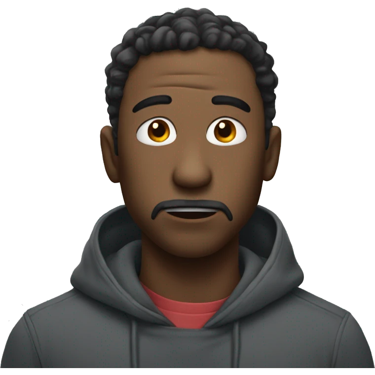 Draw a man headbutting his friend emoji