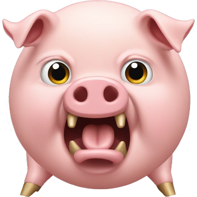 Pigs slamming emoji