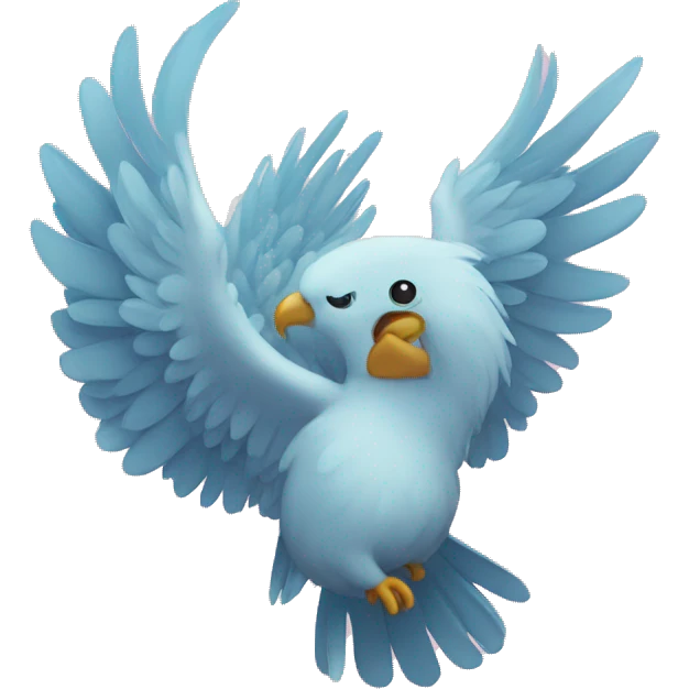 Corazón con alas  emoji