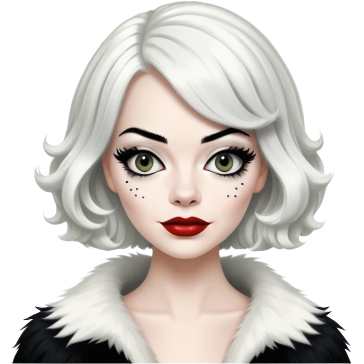 emma stone as Cruella emoji