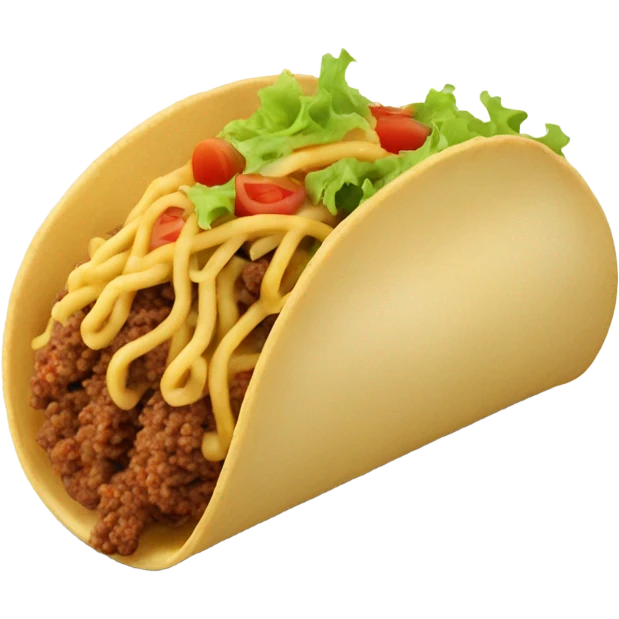 Spaghetti taco￼ emoji