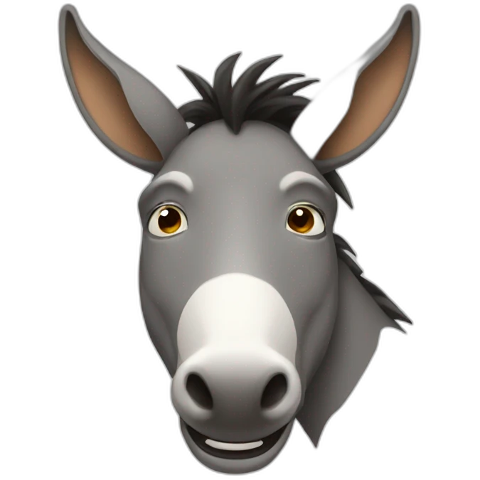 Drunk donkey emoji