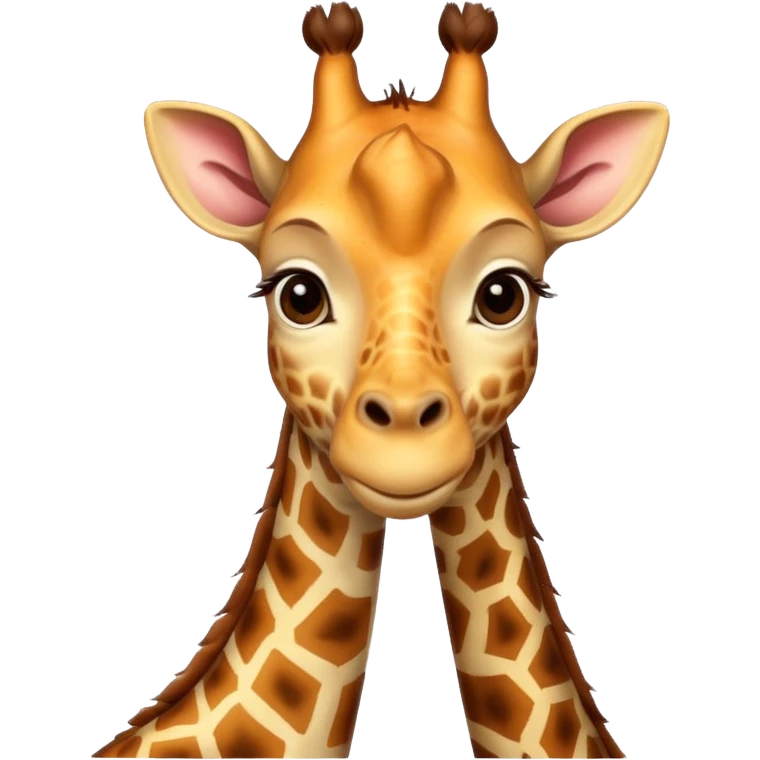 giraffe in love emoji