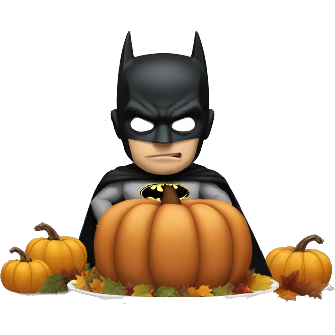 Batman thanksgiving  emoji
