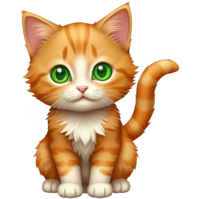 Ginger tabby kitten emoji