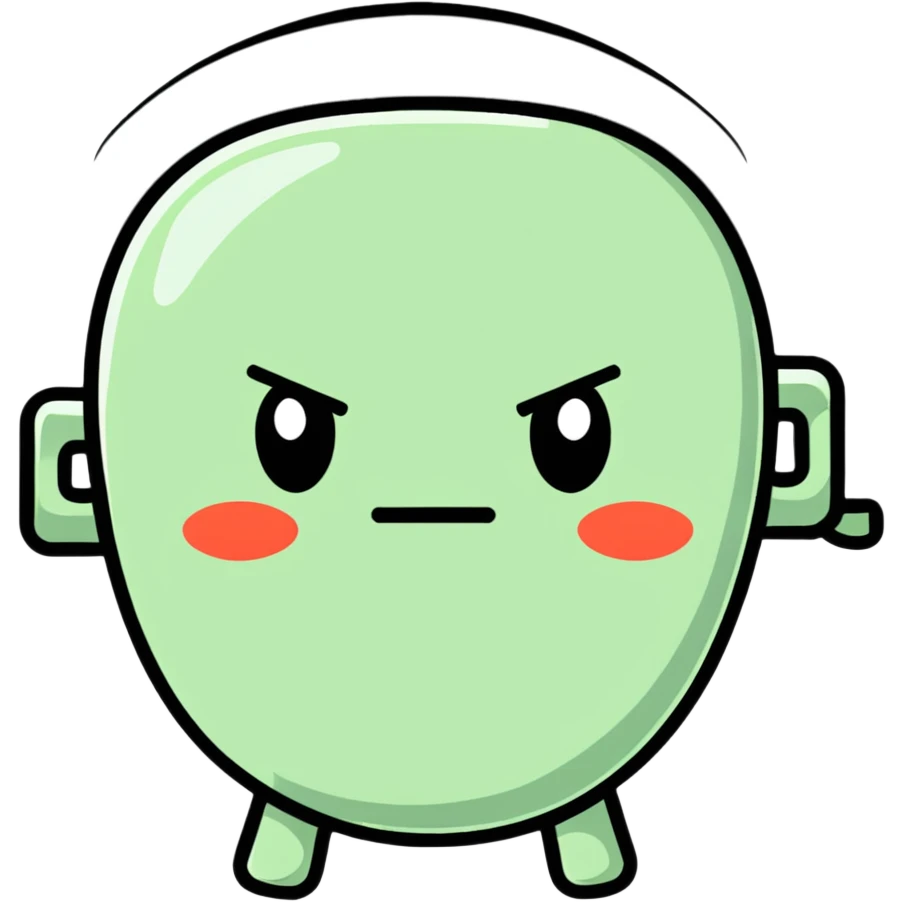 cartoon frowny face emoji