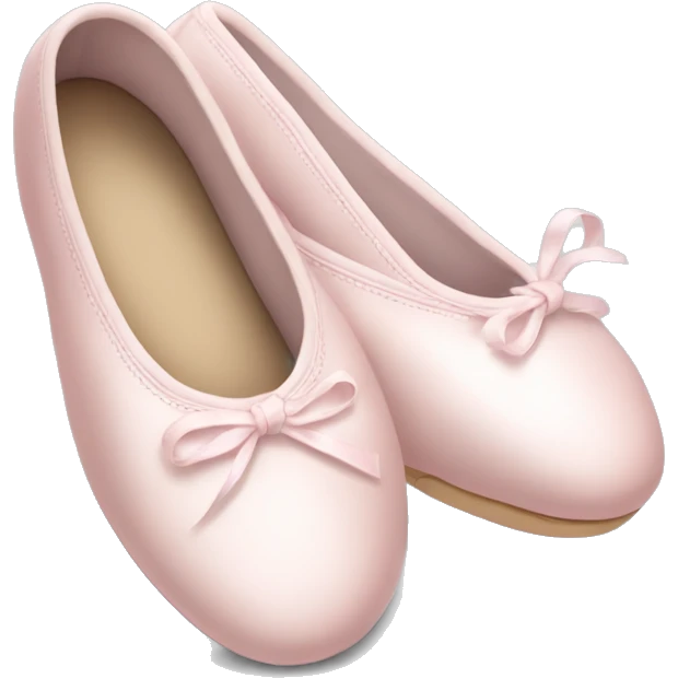 Pale pink ballet shoes emoji