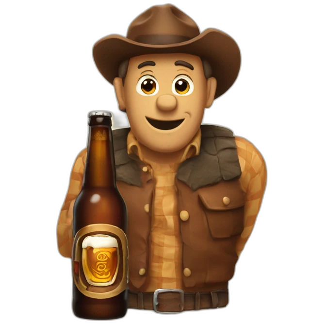 Freddy qui tient une bière  emoji
