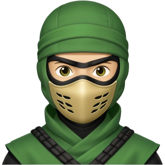 Green ninja emoji