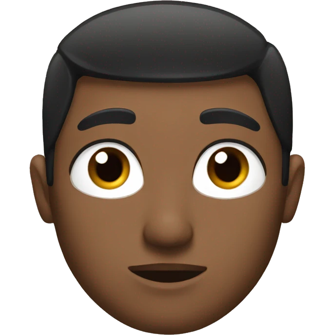 a black eyebrows emoji