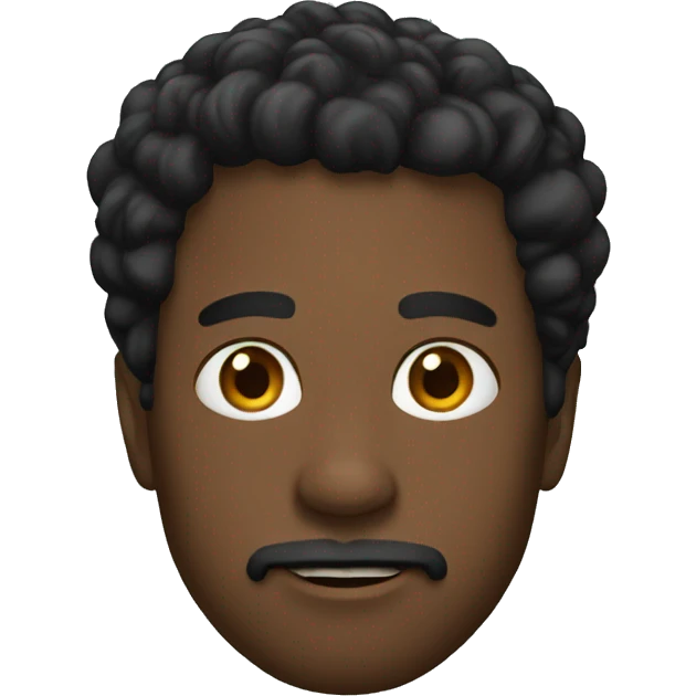 A black doug emoji
