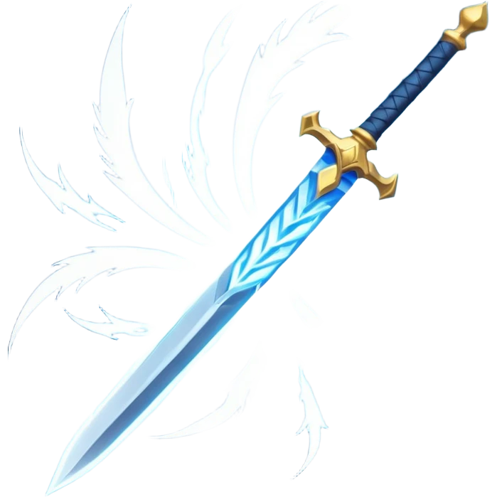 storm wind elemental sword object icon, fantasy sword with strong gust vortex, spinning air trails, energy glow, dynamic wind effect, 3D cartoon, mobile game icon style, centered, clean background, no text, no watermark
 emoji