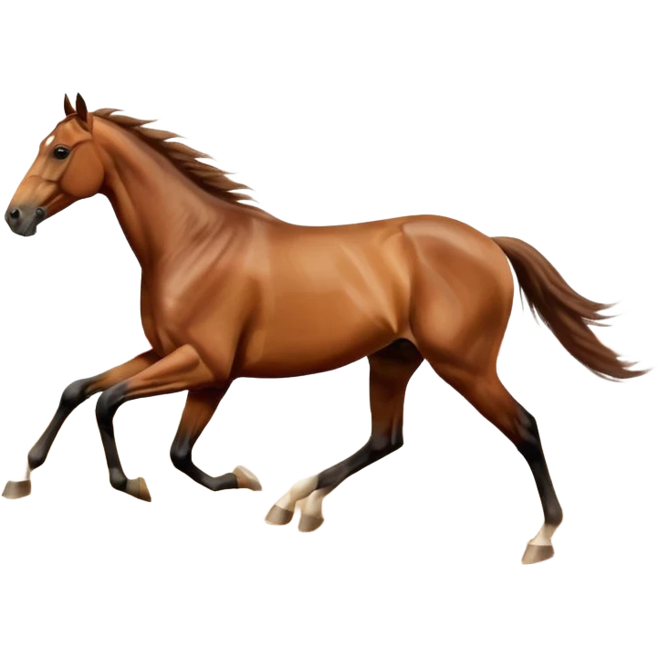 Race track horse trace emoji