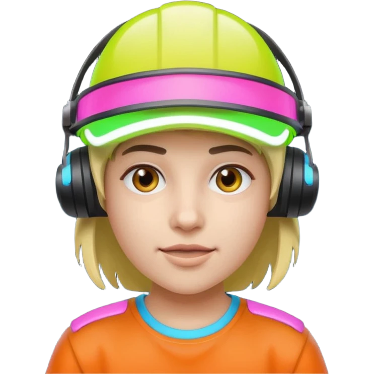 Neon Visor Gamer emoji