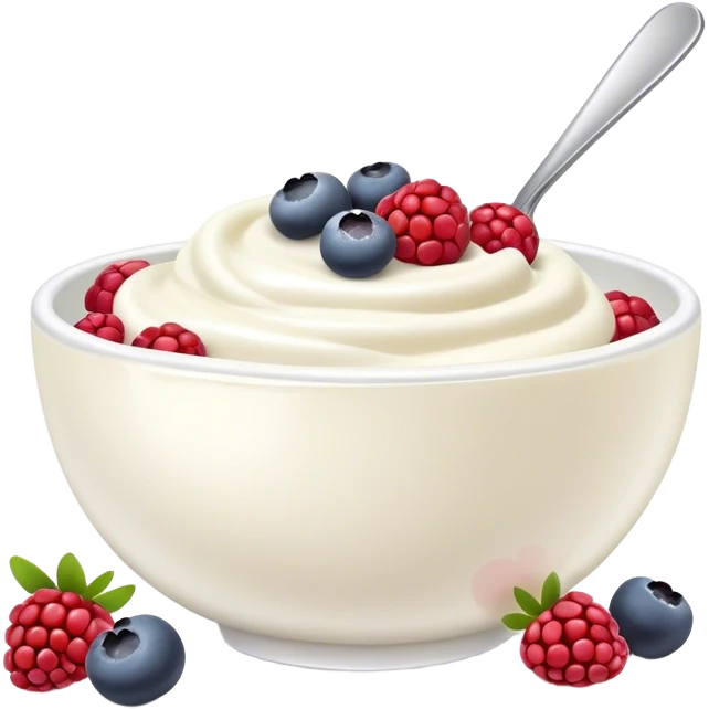 Yogurt bowl emoji