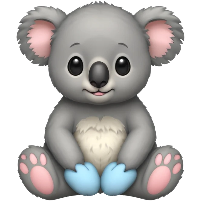 gray koala emoji