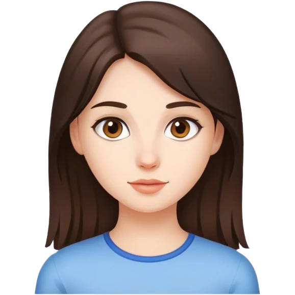 Pretty brunette girl emoji