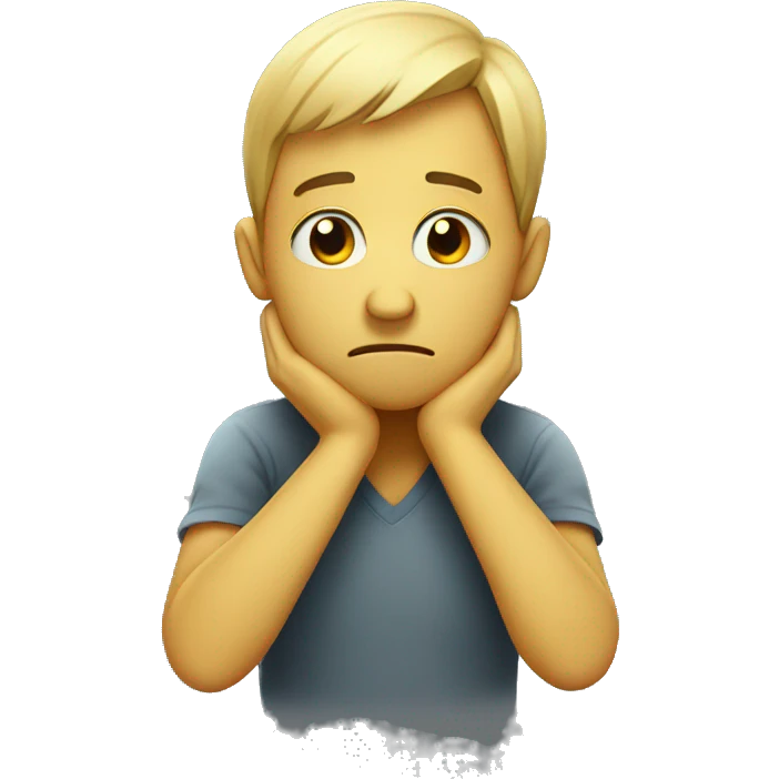 depressed  person  emoji