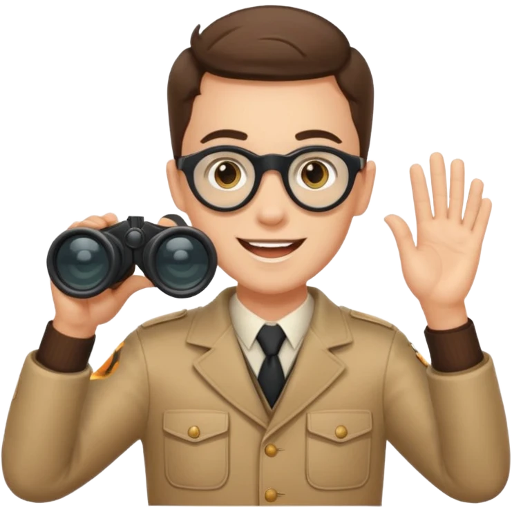 Leandro Trossard's binoculars celebration emoji