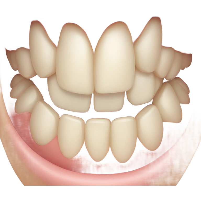 Teeth with teeth  emoji