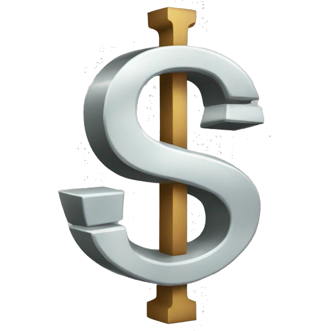 make a dollar sign that is bolded emoji