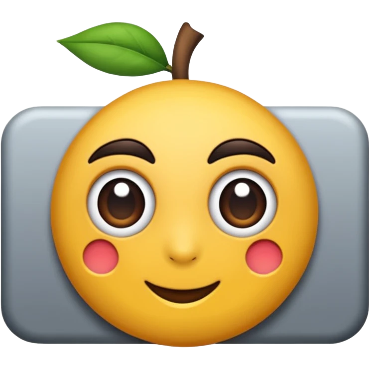Yemek yiyen bir fil  emoji