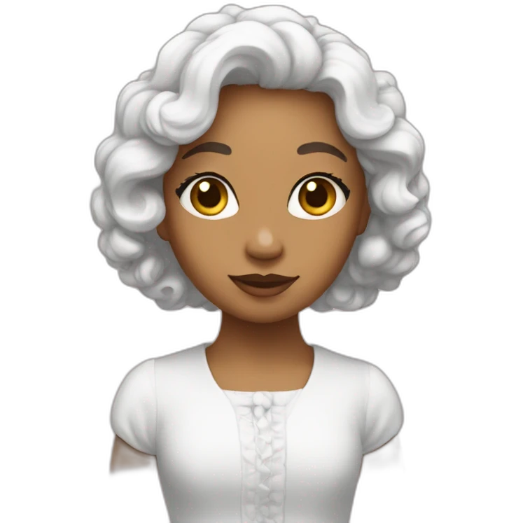 une caminette blanche emoji