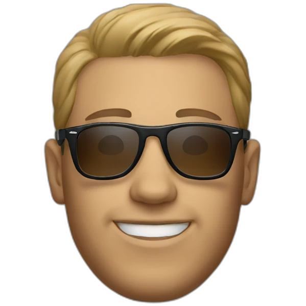 Man in ray ban emoji
