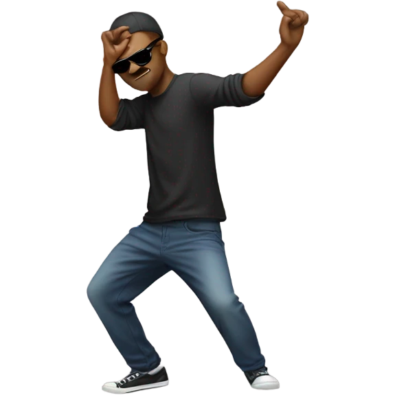 Dabbing dance  emoji