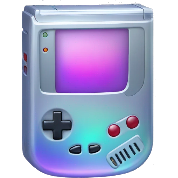 Iridescent Gameboy  emoji
