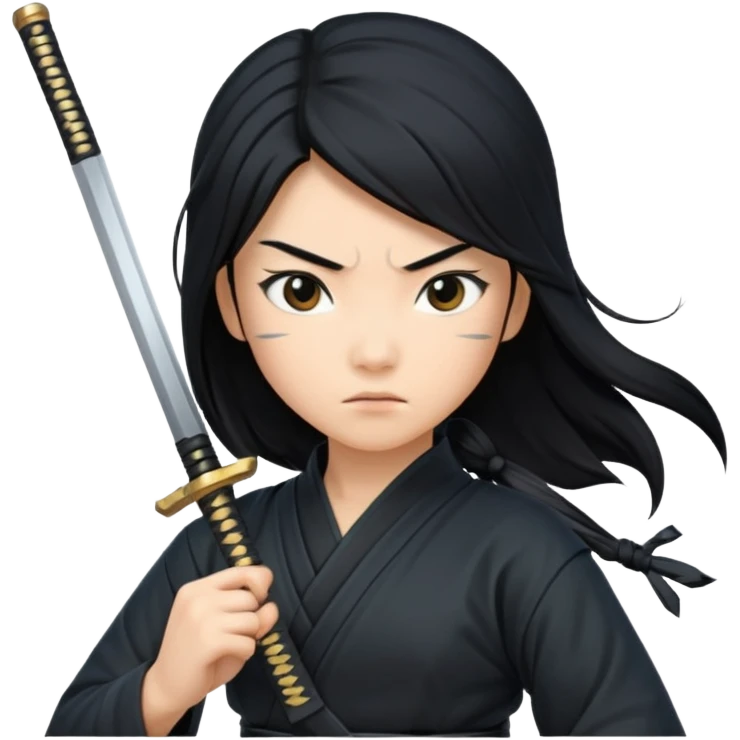 Ninja woman princesa  emoji