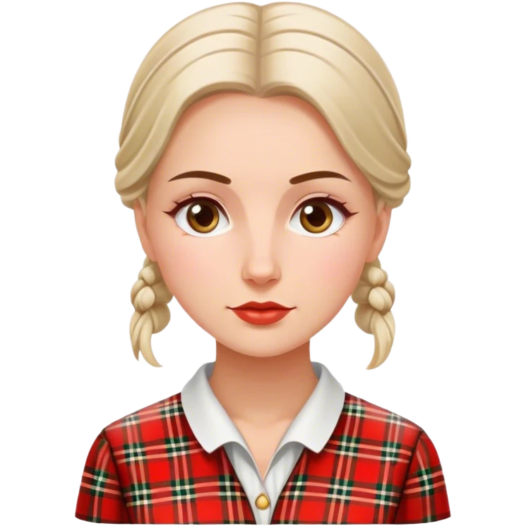 patriot polish european woman simple patriot politician modern poland traditional plaid emoji