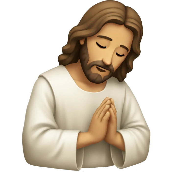 jesus christ pray emoji