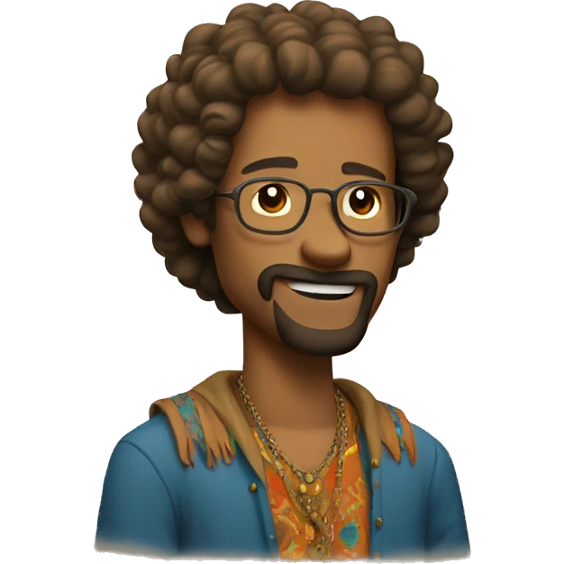 Hippie Bruno mads emoji