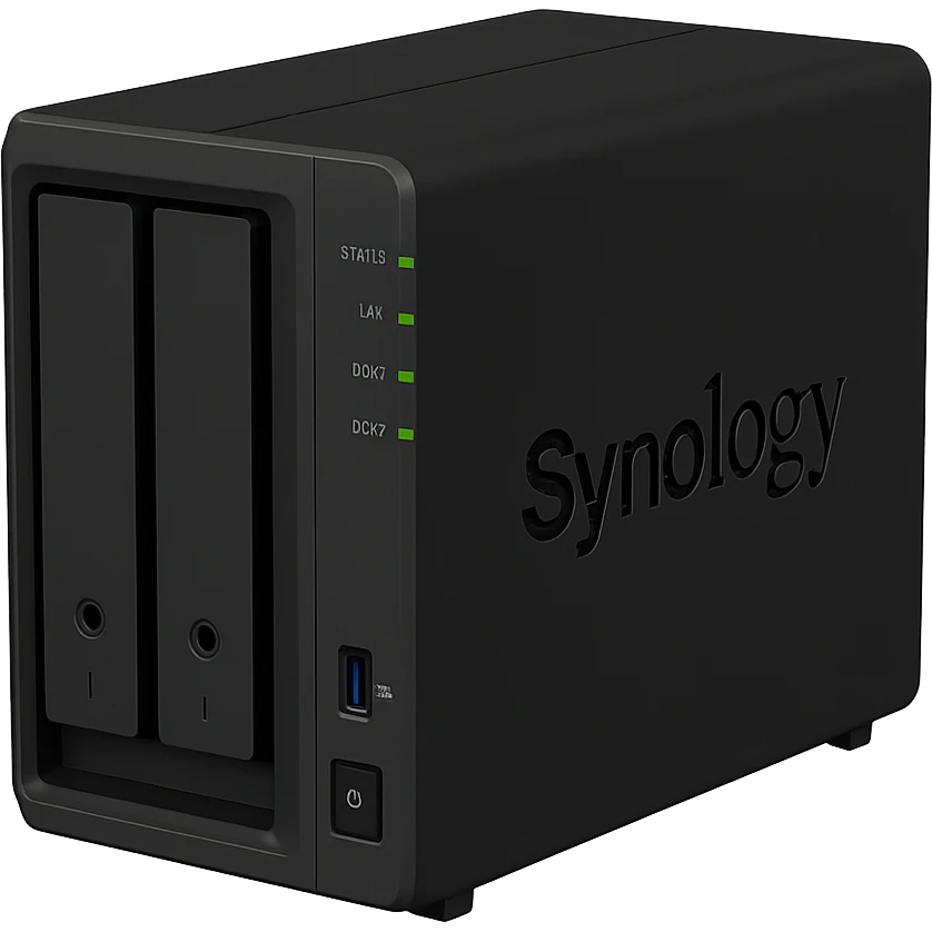simple and recognizable Synology NAS device emoji