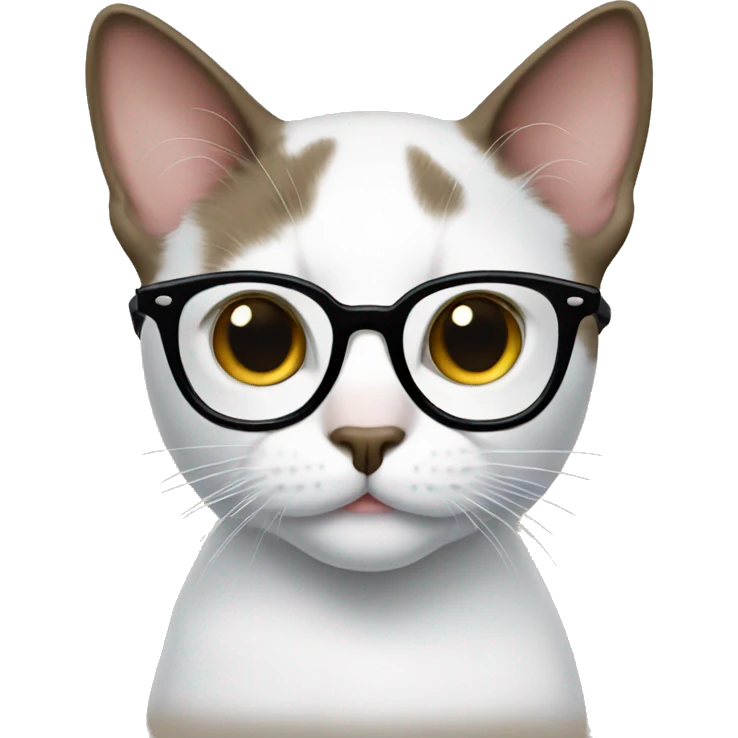 Cat with glasses emoji