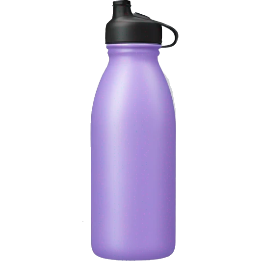pastel purple water bottle emoji