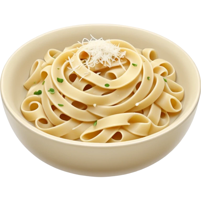 white creamy pasta emoji