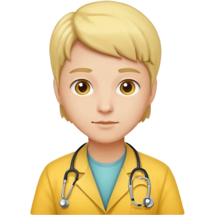doctor with yellow uniform emoji