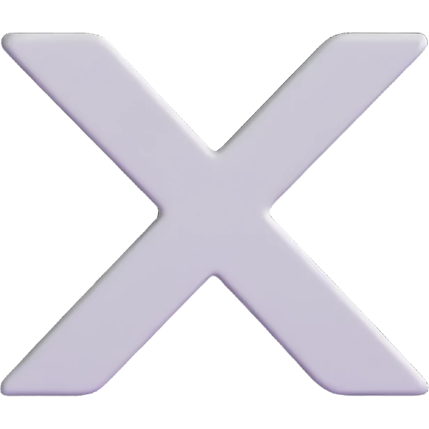 white X symbol emoji