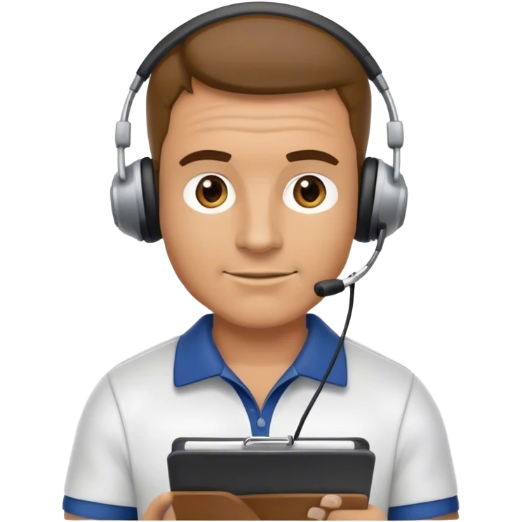 Football coach  emoji