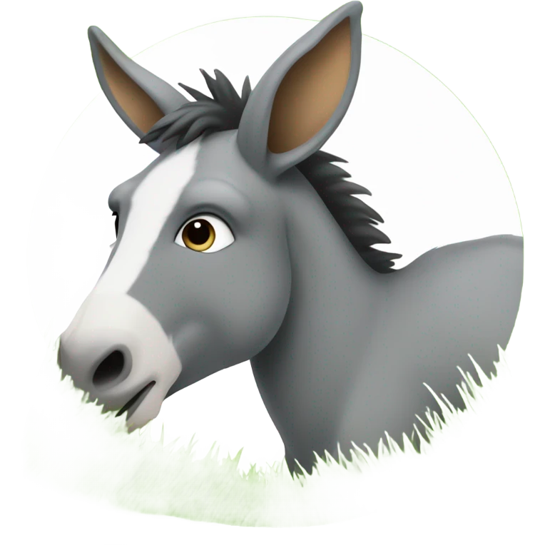Donkey watching football  emoji