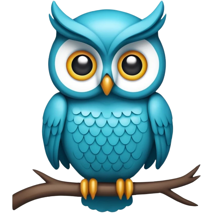🦉♾️🩵 emoji