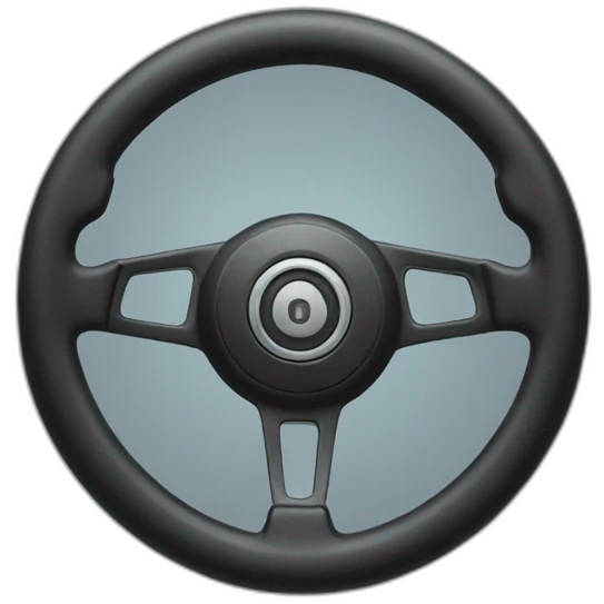 Steering wheel  emoji