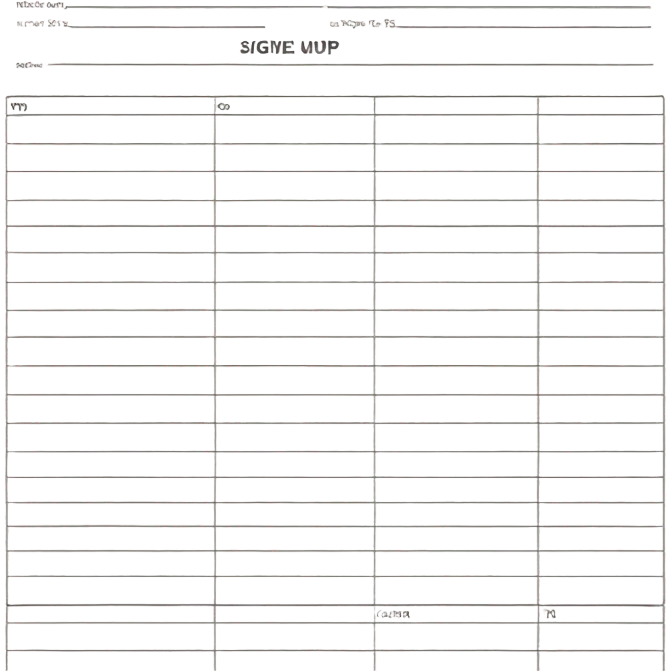 sign up sheet emoji