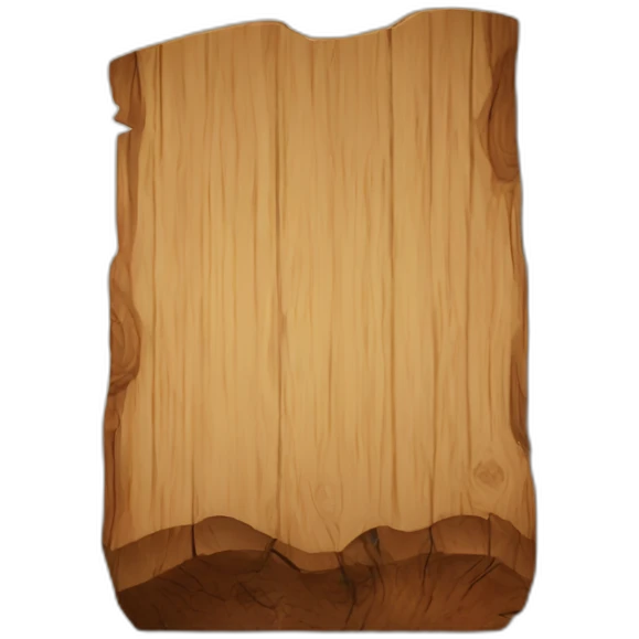 Piece of wood emoji