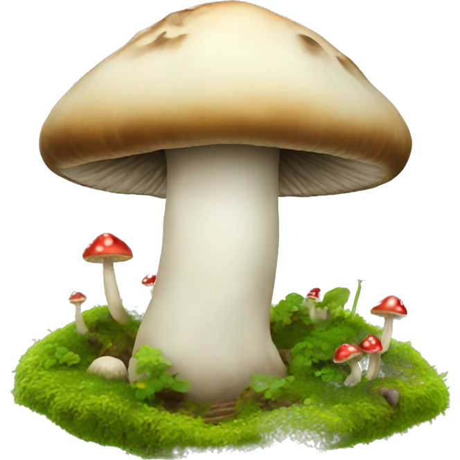 World in mushroom  emoji